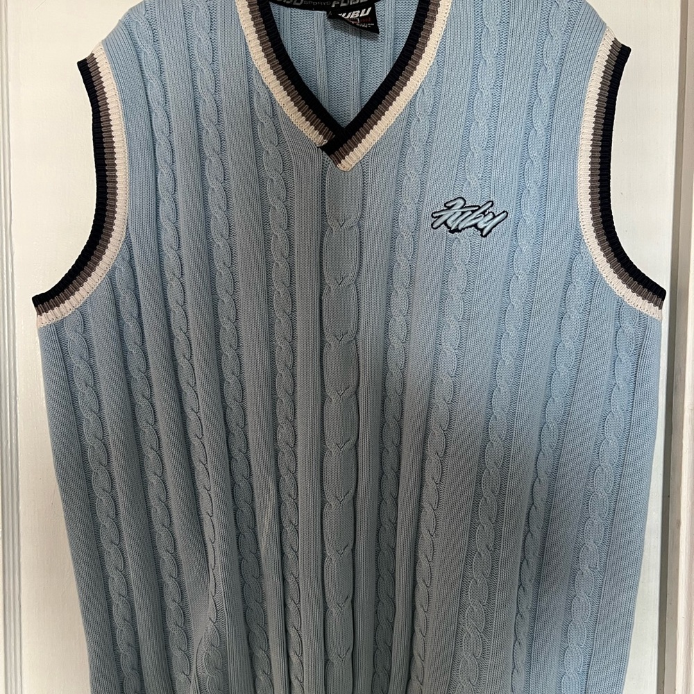 Fubu sweater vest